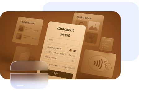 Payment checkout interface